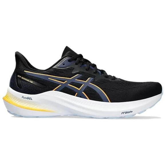 ASICS Men\'s GT-2000 12 Running Shoes Black / Fellow Yellow 11.5 M main image 4